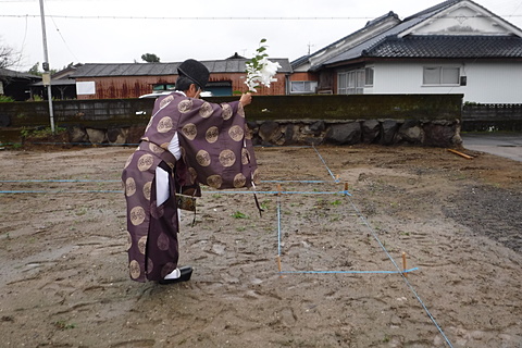 地鎮祭　三股　堂領建設